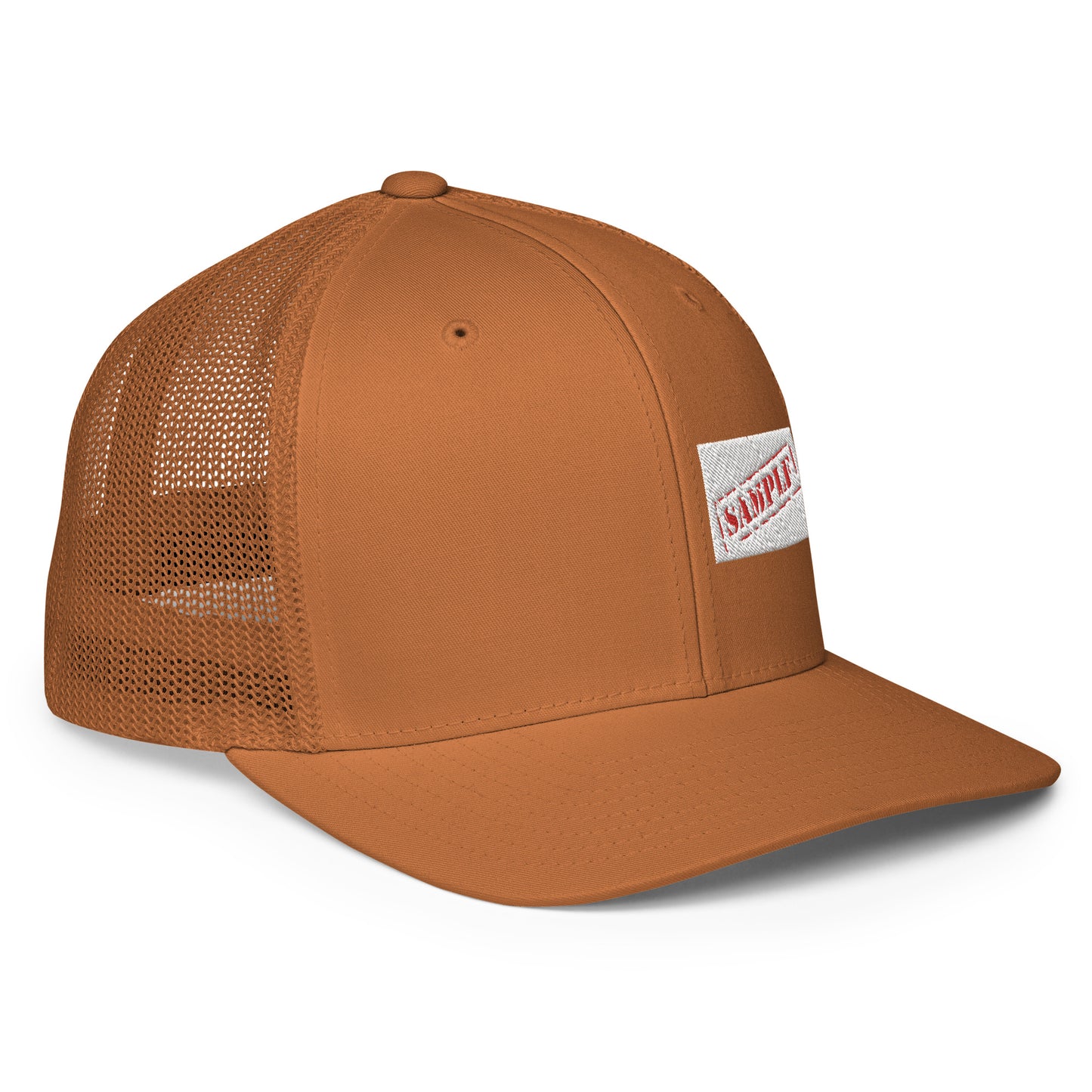 Closed-back trucker cap