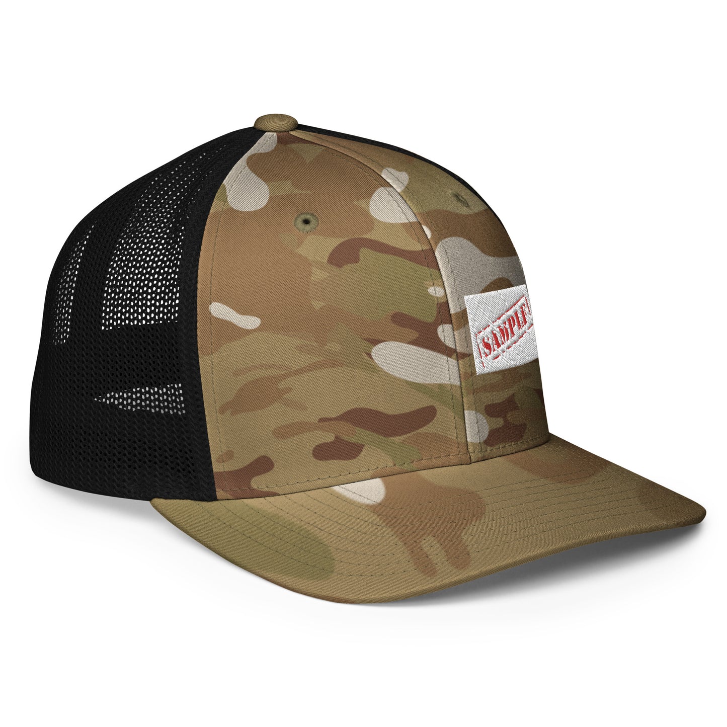 Closed-back trucker cap