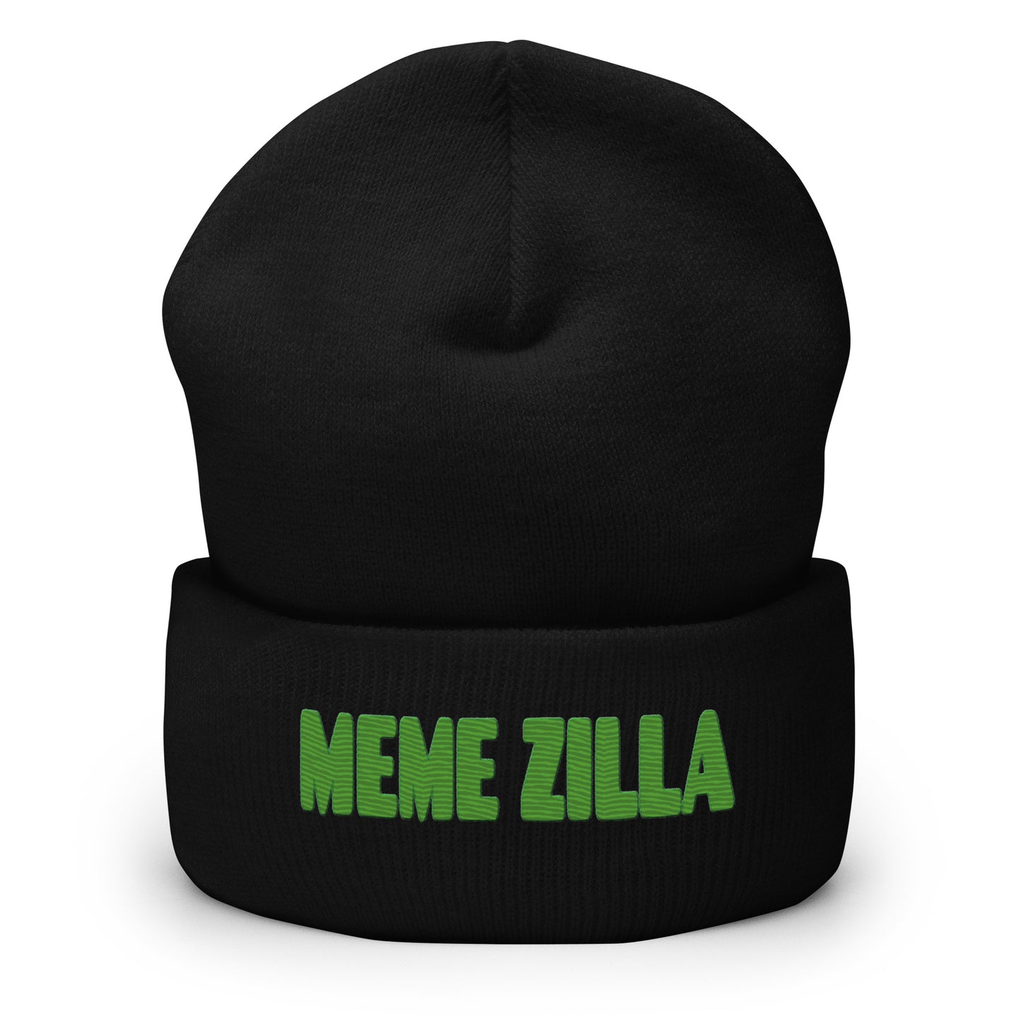 MemeZilla Cuffed Beanie