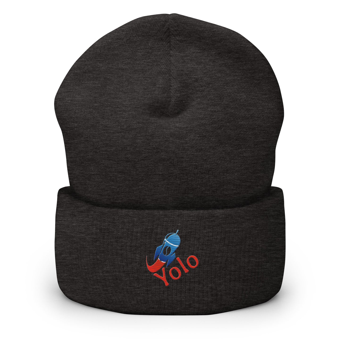 Baby Yolo Token Cuffed Beanie