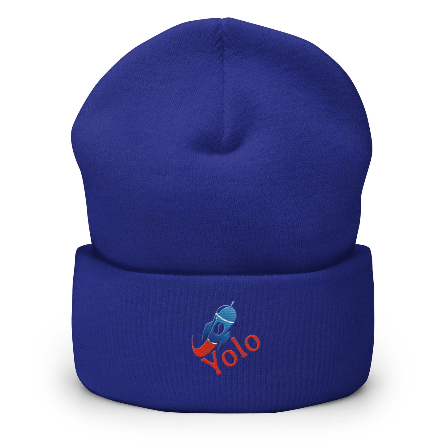 Baby Yolo Token Cuffed Beanie