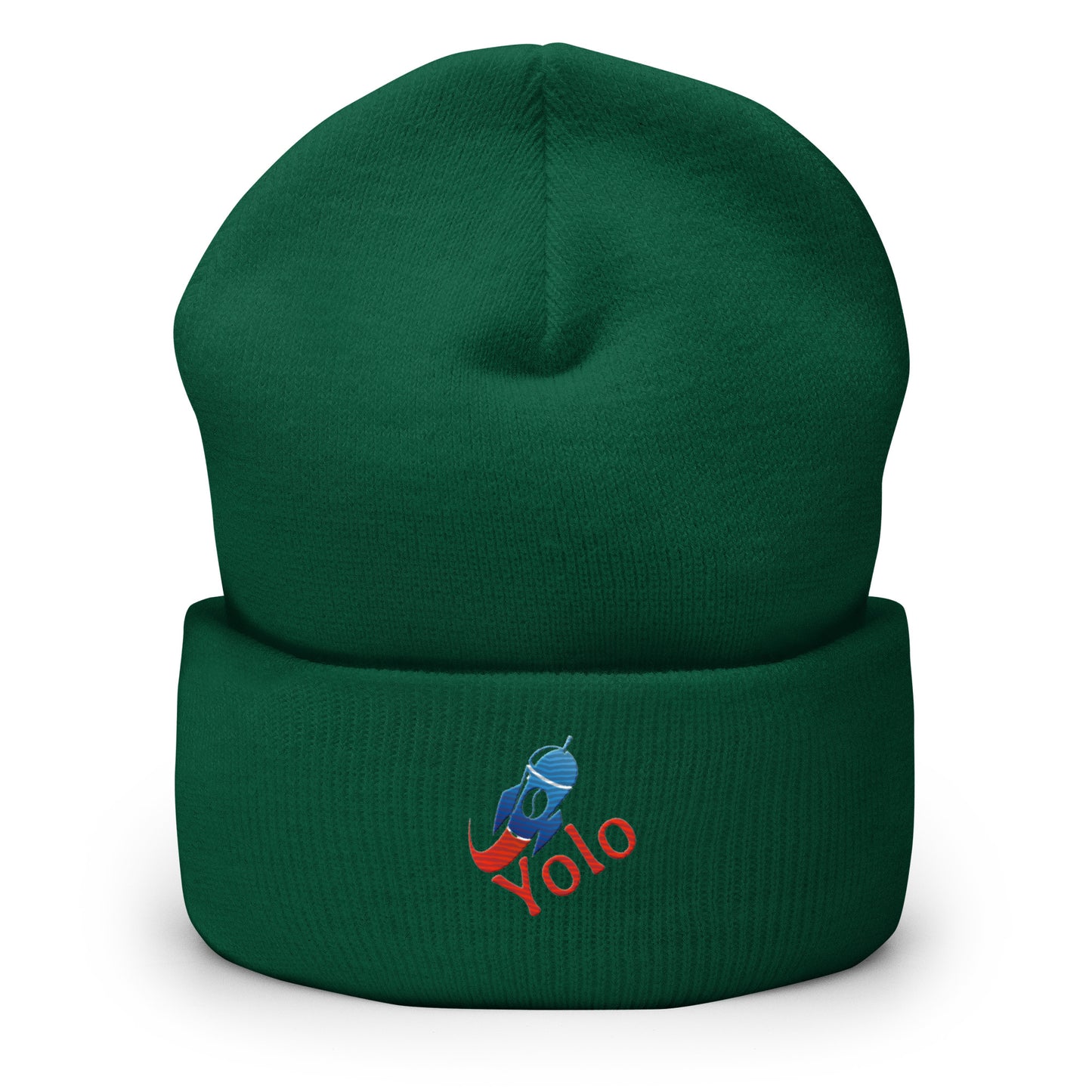 Baby Yolo Token Cuffed Beanie