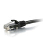 10ft CAT6 550Mhz SNAGLESS PATCH CABLE BLACK.