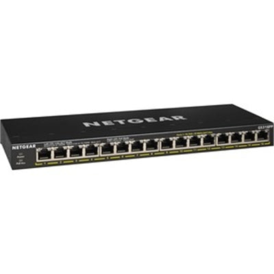 16 Port Gig Unmanaged PoE Plus