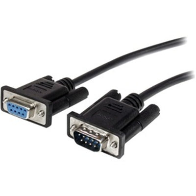 M/F - Serial extension cable - DB-9 (M) to DB-9 (F) - 10 ft - black