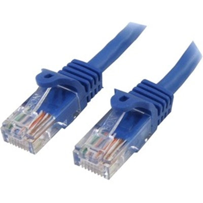 This 10ft cable meets or exceeds all Category 5e specifications and features a durable blue jacket that simplifies departmental color coding and provides rugged flexibility for Ethernet connections.