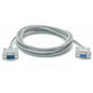 This 10 ft Cross Wired SerialNull Modem Cable features one DB9 female and one DB9 male connector allowing you to connect a serial printer to a 9 pin serial port or transfer files from PC to PC via serial connection.