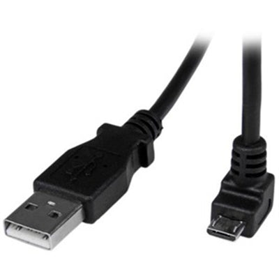 2m Down Angle Micro USB Cable