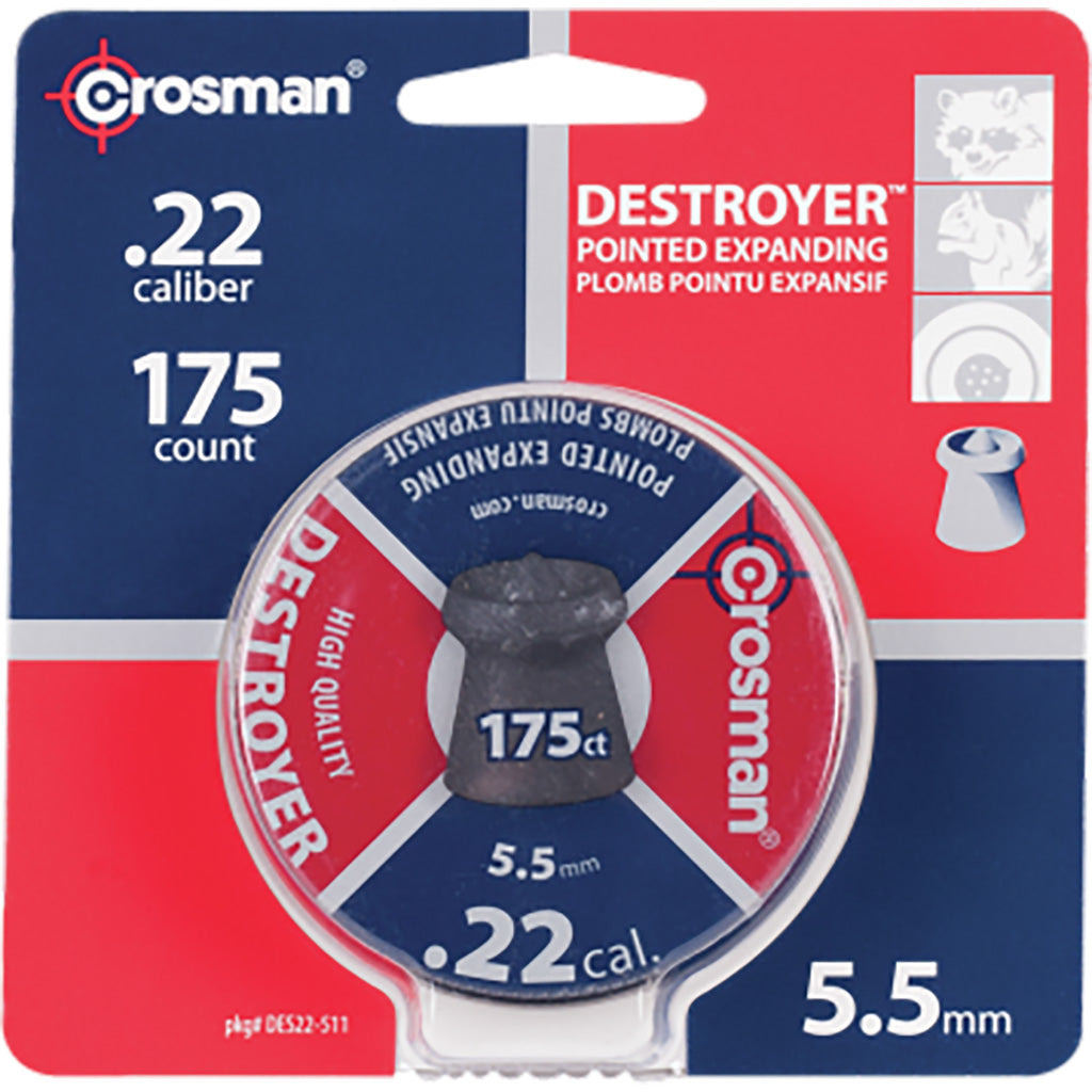 Crosman Destroyer Pellets .22 Cal 175 Ct.