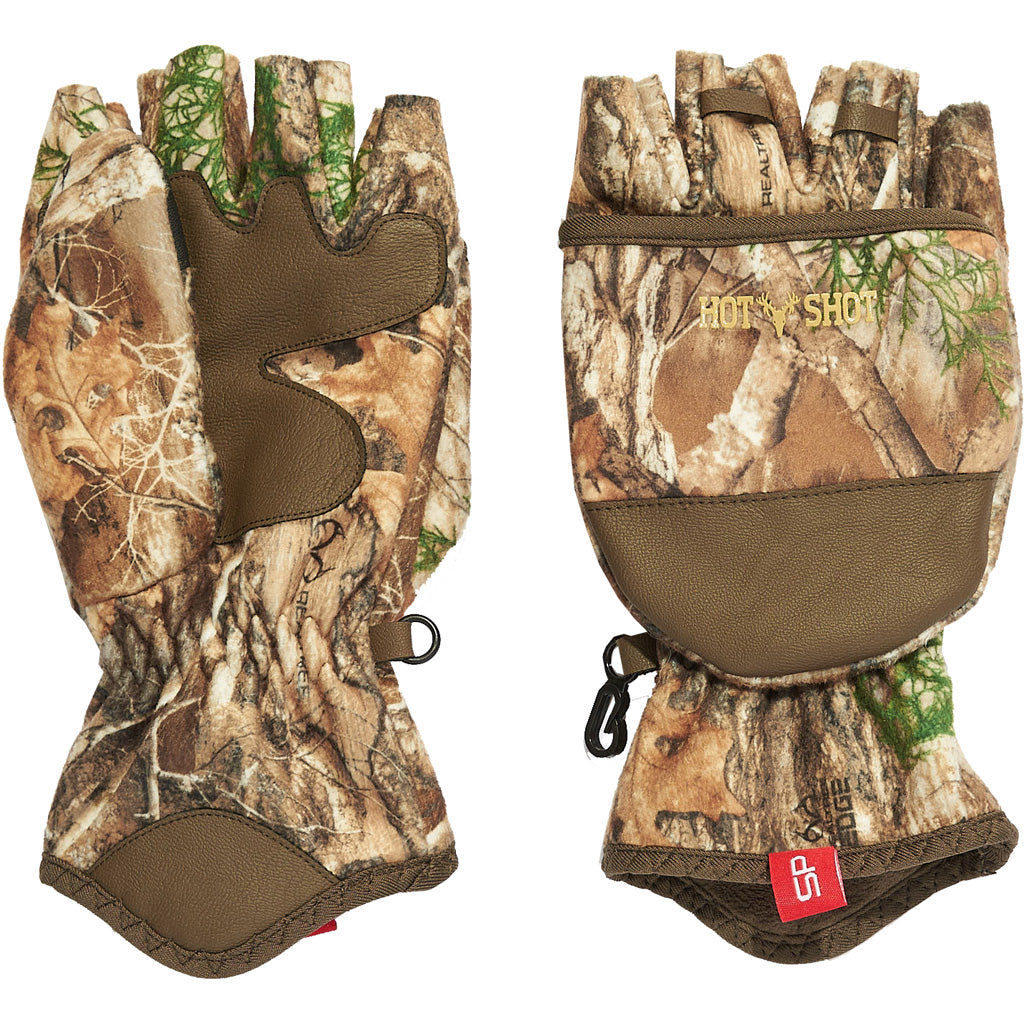 Hot Shot Sling Shot Glove Realtree Edge Large