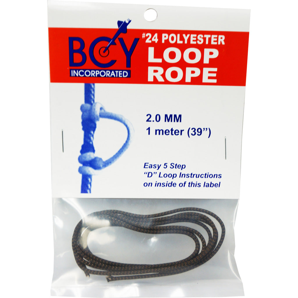 Bcy 24 D-loop Material Brown/black 1m