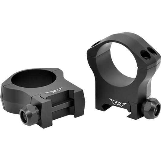 Warne Mountain Tech Scope Rings Matte Black 30mm High