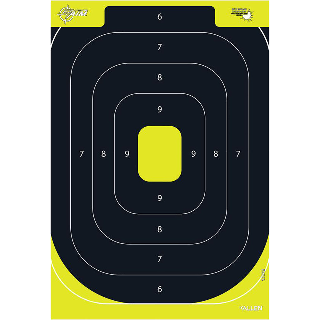 Ezaim Splash Ipsc Silhouette Targets 12x18 8 Pk.