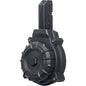 Promag Polymer Drum Magazine Ar-15 Colt 9mm Black 50 Rd.