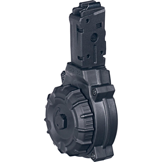 Promag Polymer Drum Magazine Sig Sauer Mpx 9mm Black 50 Rd.