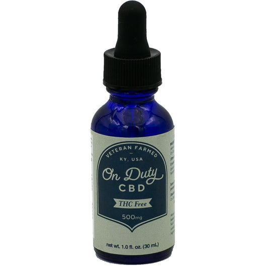 On Duty Cbd Oil Drops Thc Free 500 Mg 30 Ml