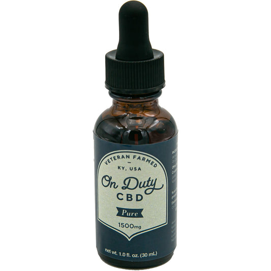 On Duty Cbd Oil Drops Pure Full Spectrum 1500 Mg 30 Ml