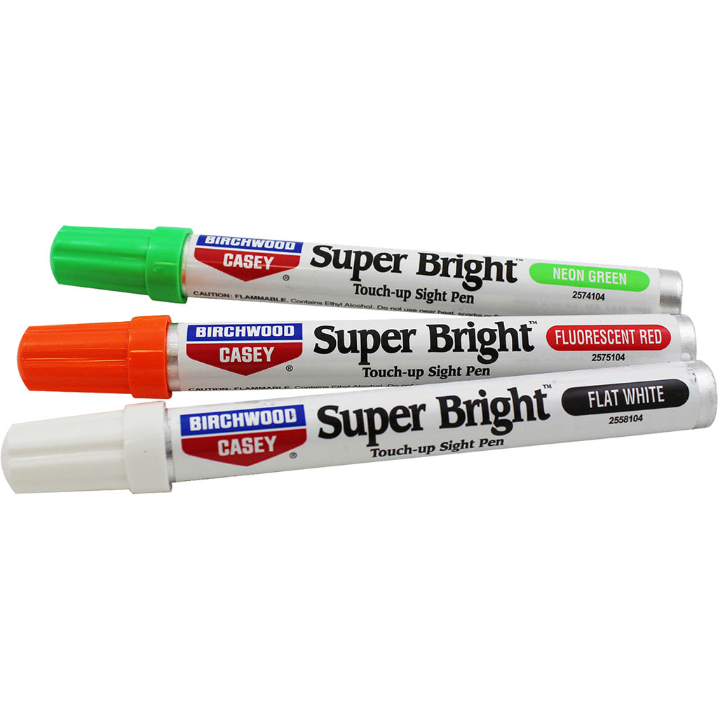 Birchwood Casey Super Bright Pen Kit Green/red/white .33 Oz.