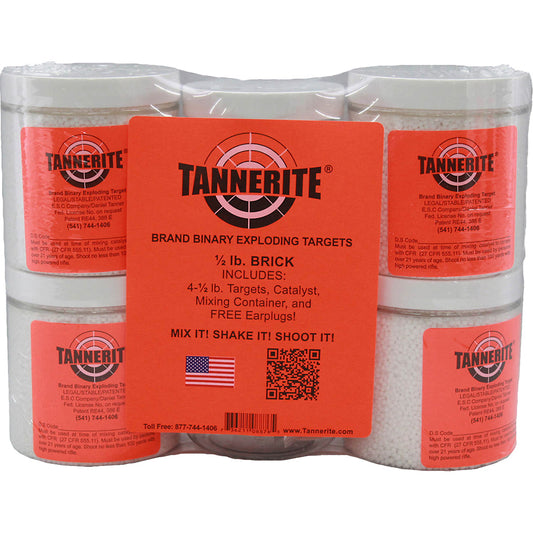 Tannerite Exploding Rifle Target 1/2 Lb. 4 Pk.