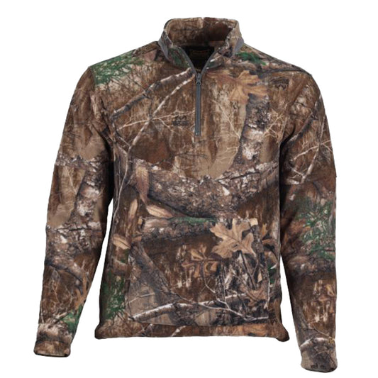 Gamehide Trekker 1/4 Zip Jacket Realtree Edge Large