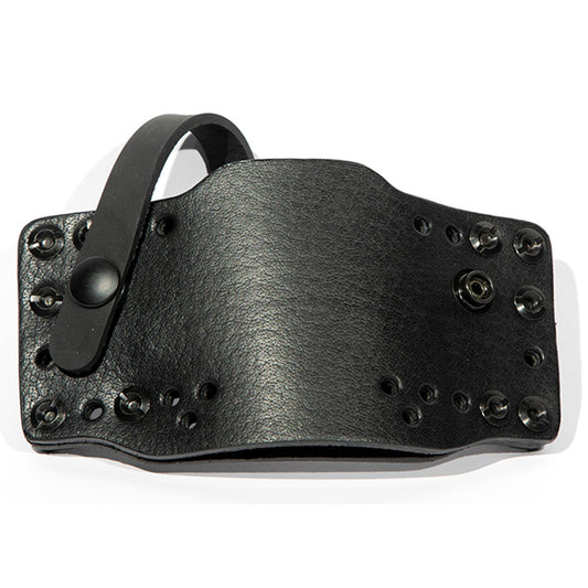 Limbsaver Cross-tech Holster Black Leather Clip-on W/ Strap