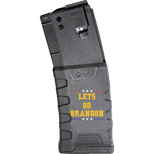 Mft Extreme Duty Polymer Mag Let's Go Brandon 30 Rd. 5.56x45mm/223 Rem./300 Aac