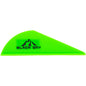 Bohning Black Sky Vane 2 In. Neon Green 100 Pk.