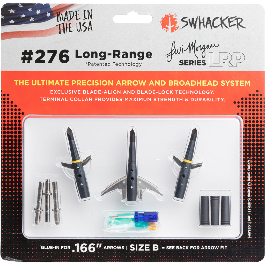 Swhacker Lrp Broadhead Kit 2 Blade .166 In. Size B 3 Pk.