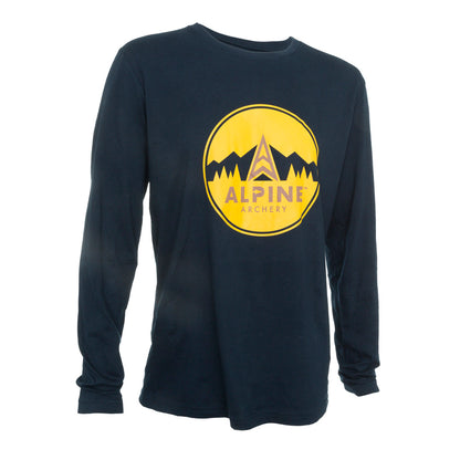 Alpine Long Sleeve Tee Navy Medium