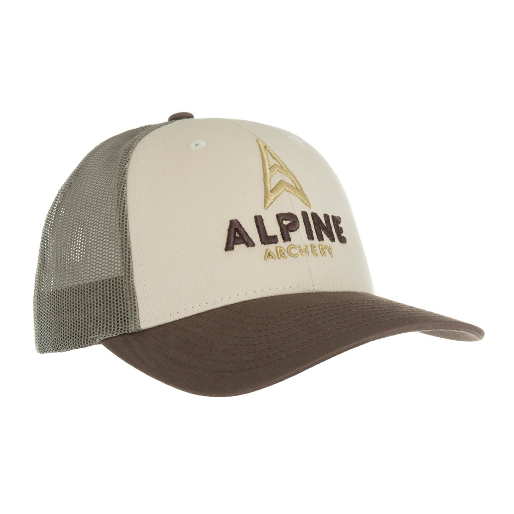 Alpine Low Pro Trucker Cap Brown/loden/tan