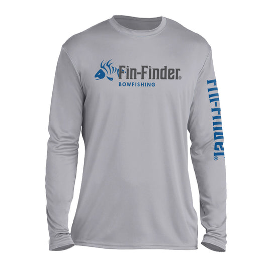 Fin Finder Skulls Performance Longsleeve Grey Medium