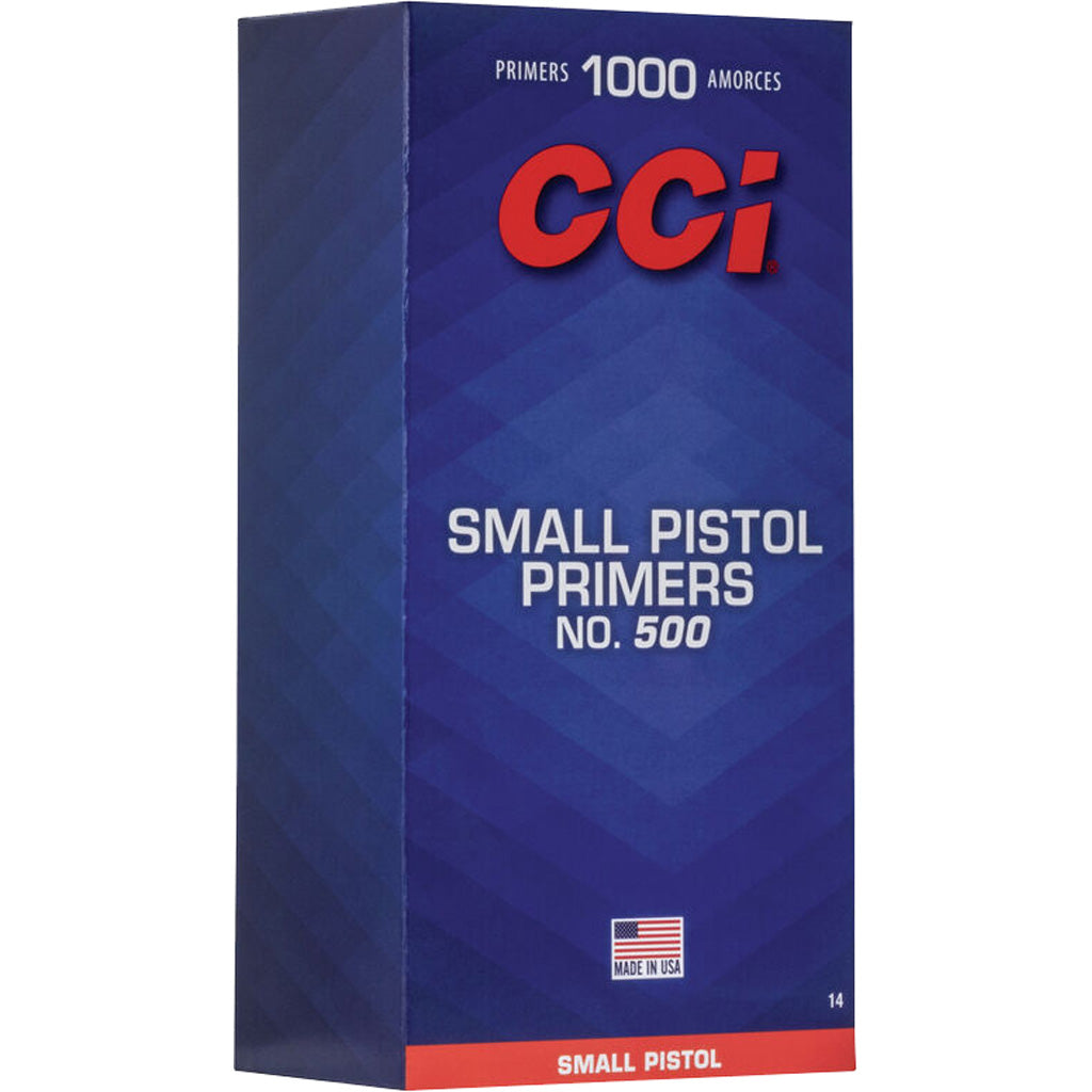 Cci Standard Pistol Primers 500 Small 1000 Ct. Haz