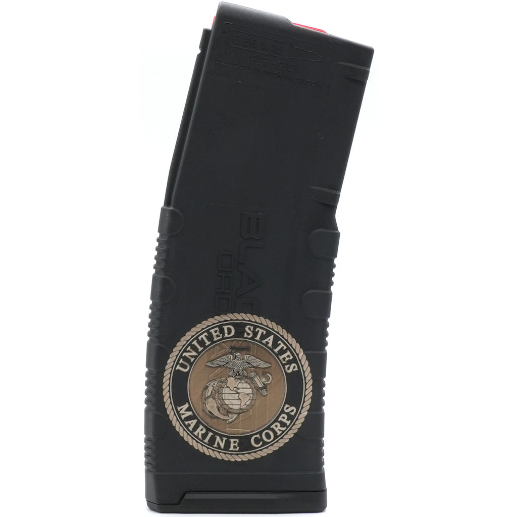 Black Rain Ordnance Lasered Ar15 Magazine Us Marine Corps Seal 30 Rd.