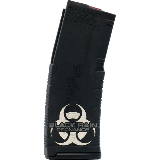 Black Rain Ordnance Lasered Ar15 Magazine Black Rain Ordnance Logo 30 Rd.