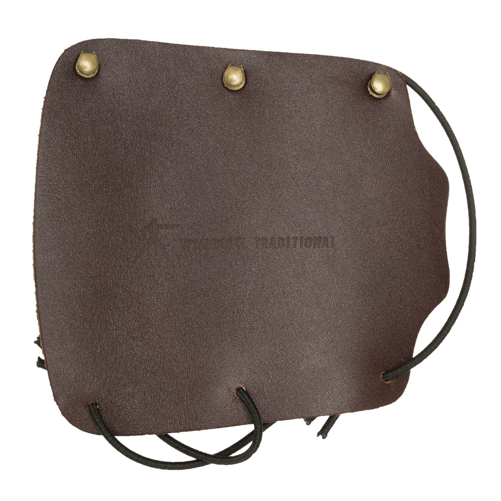 Wyandotte Leather Armguard Brown Hook And Loop 5.5 In.