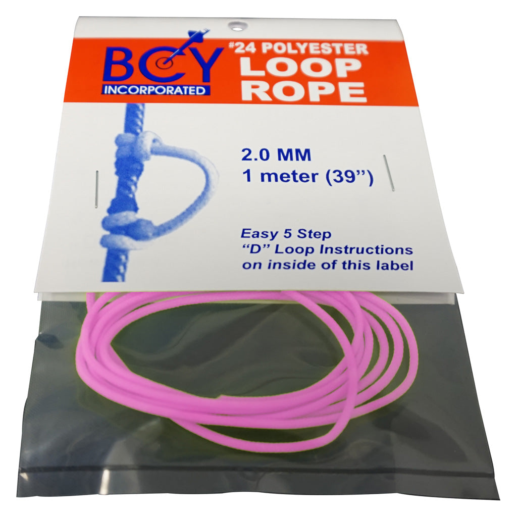 Bcy 24 D-loop Material Pink 1m