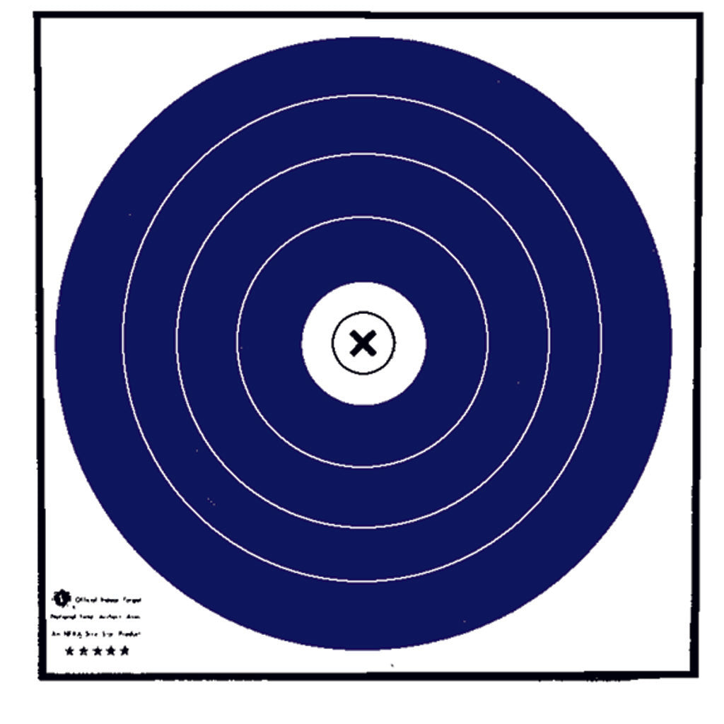 Maple Leaf Target Face Nfaa Indoor Blue/white 40 Cm. 100 Pk.