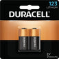 Duracell Lithium Batteries Cr123 2 Pk.