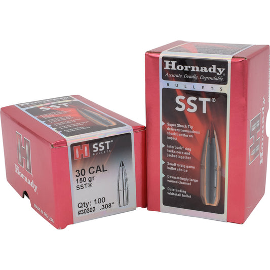 Hornady Sst Bullets 30 Cal. .308 In. 150 Gr. 100 Pk