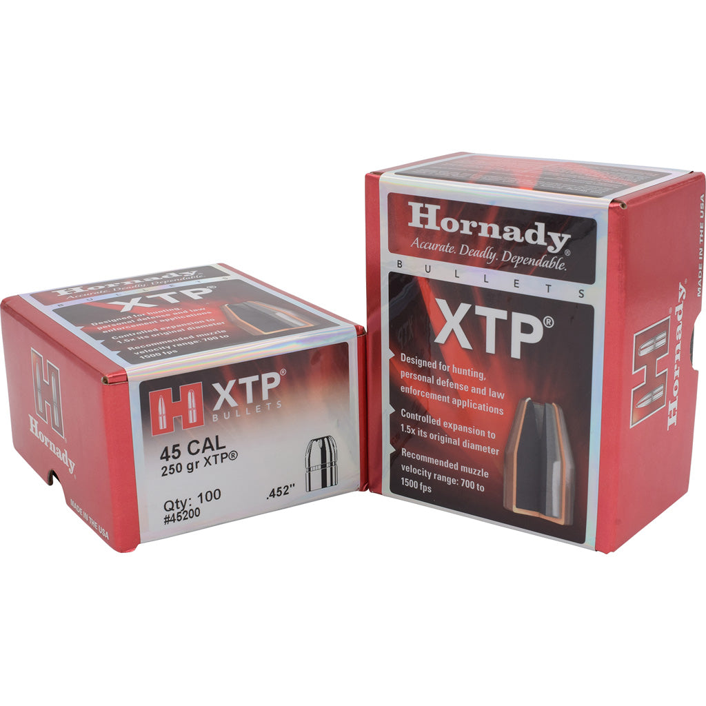 Hornady Hp/xtp Bullets 45 Cal. 250 Gr. 100 Pk.