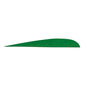 Gateway Parabolic Feathers Green 5 In. Rw 100 Pk.