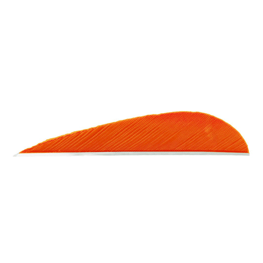 Trueflight Parabolic Feathers Orange 3 In. Rw 100 Pk.