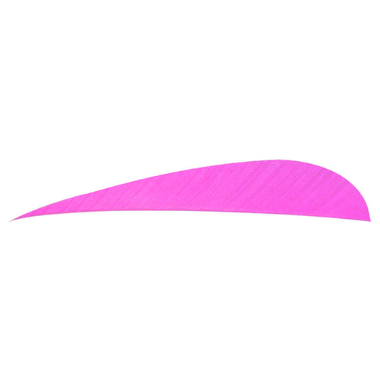 Trueflight Parabolic Feathers Pink 4 In. Lw 100 Pk.