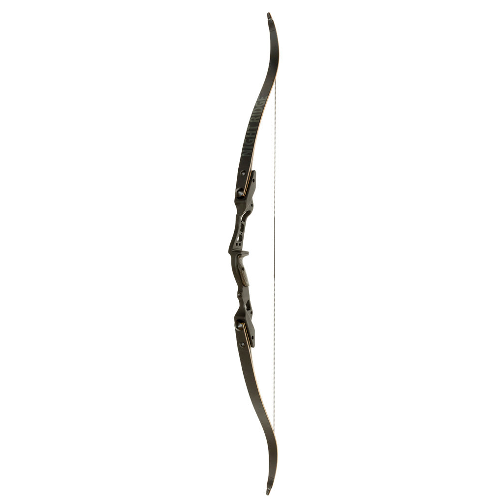 October Mountain Night Ridge Ilf Recurve Bow Black 60 In. 35 Lbs. Rh