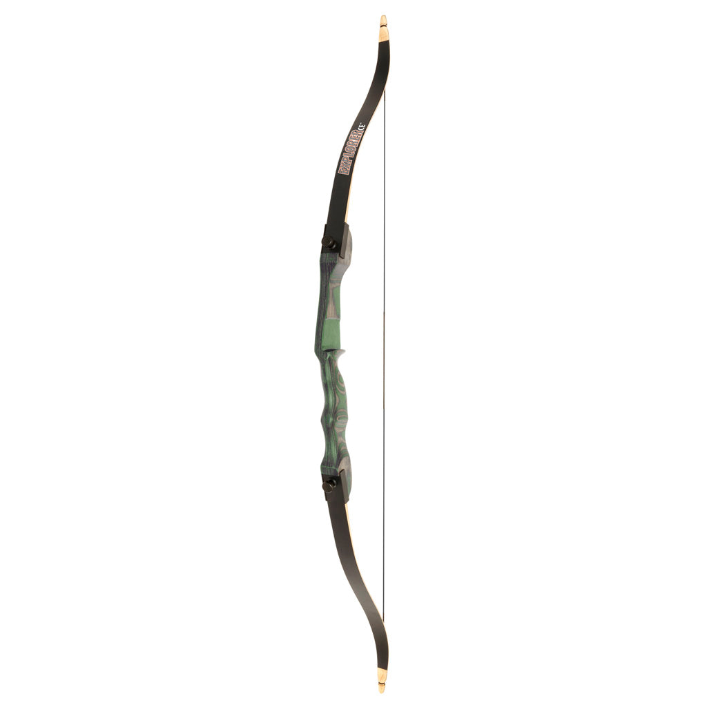 October Mountain Explorer Ce Recurve Bow Green 54 In. 15 Lbs. Rh