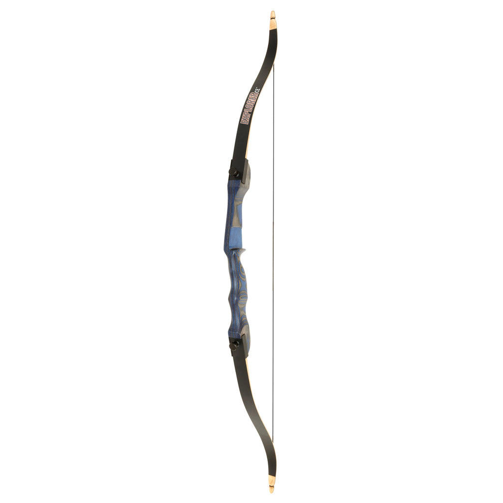 October Mountain Explorer Ce Recurve Bow Blue 54 In. 20 Lbs. Rh