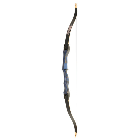 October Mountain Explorer Ce Recurve Bow Blue 54 In. 28 Lbs. Lh