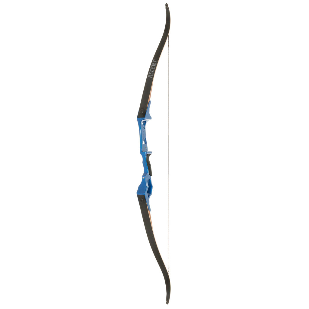 October Mountain Ascent Recurve Bow Blue 58 In. 45 Lbs. Rh