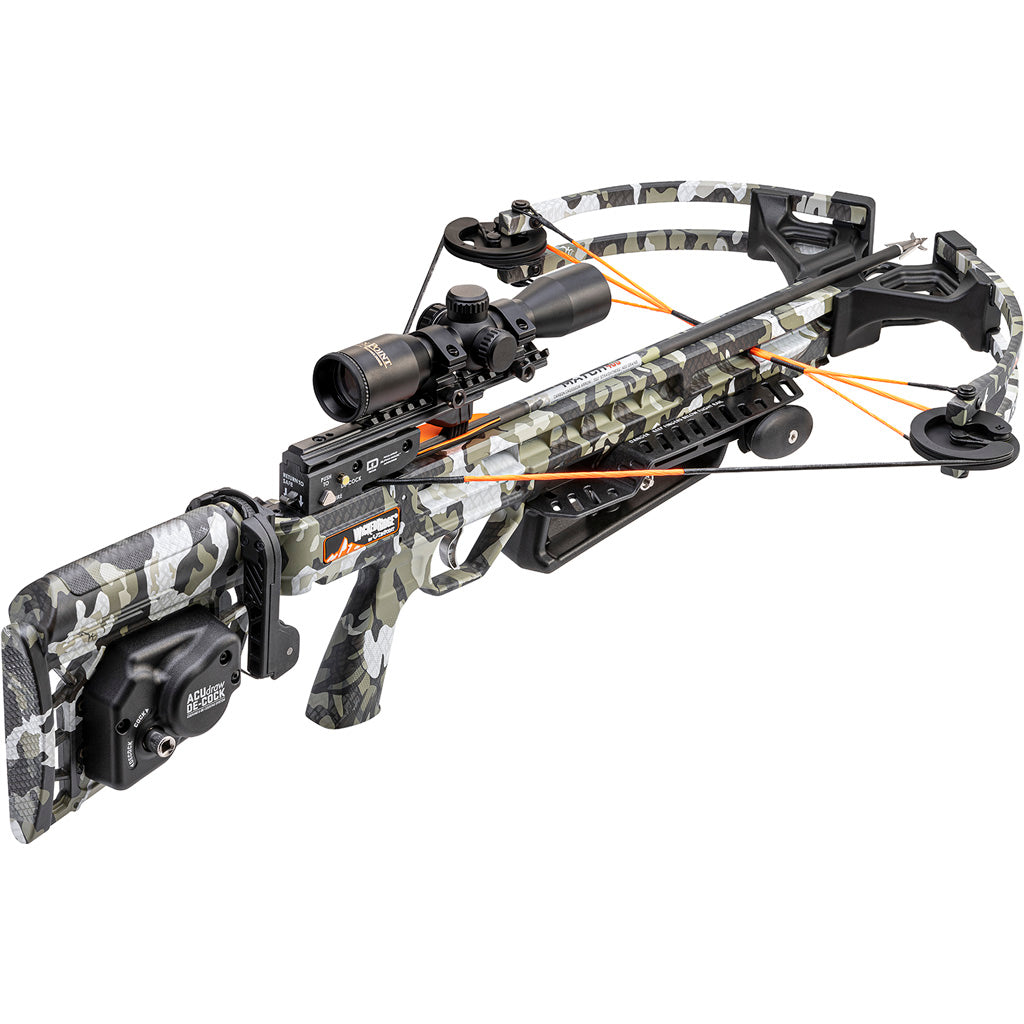 Wicked Ridge Raider 400 De-cock Crossbow Package Acudraw De-cock Peak Xt